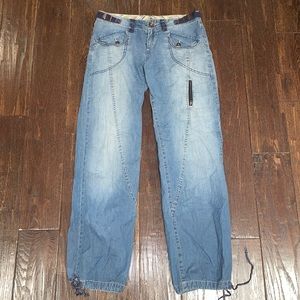 low rise blue women’s jeans